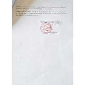 Các giấy tờ - chứng nhận Trà Túi Lọc Phan Diệp | Tinh Hoa Alpha