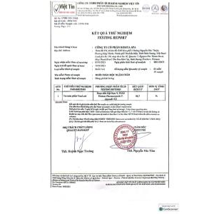 7. Bản tự công bố sản phẩm muối ngâm chân