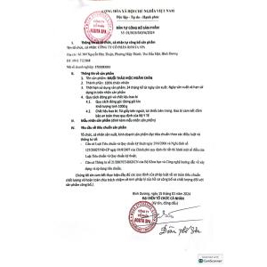 7. Bản tự công bố sản phẩm muối ngâm chân