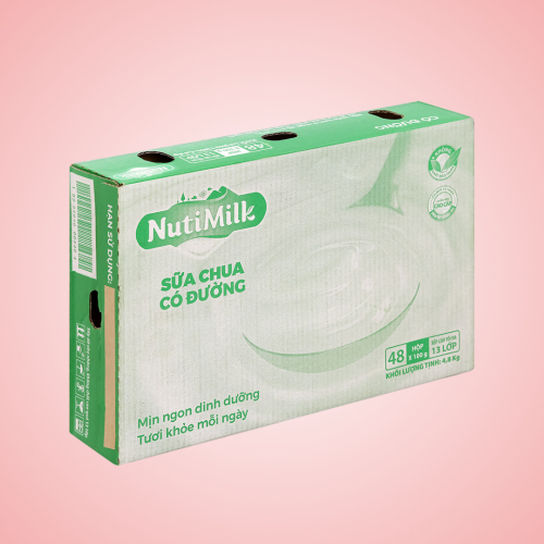 Thùng 48 Hộp Sữa Chua Có Đường Nutimilk 100g