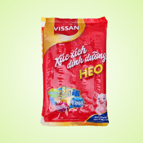 Xúc Xích Heo Dinh Dưỡng Vissan Gói 175g (5 cây x 35g)