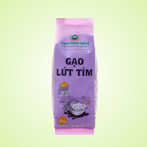 Gạo Lứt Tím Vinh Hiển úi 1kg