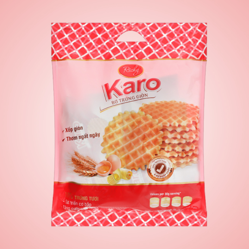 Bánh Bơ Trứng Richy Karo Gói 270g