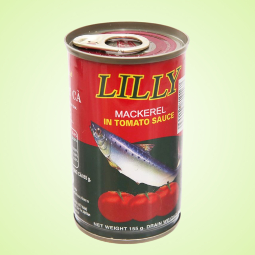 Cá Nục Sốt Cà Nắp Giật Lilly Hộp 155g